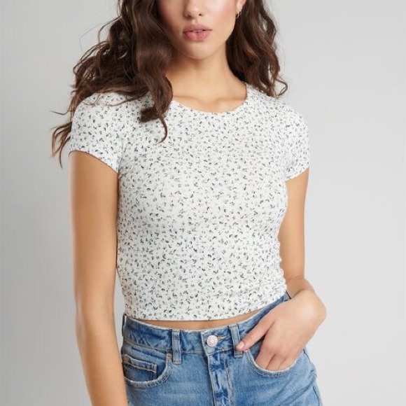 garage blue flower top - Picture 1 of 2